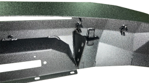 Chevrolet Silverado 1500 Bumper - Front - Fishbone Offroad - Rockfish Winch Bumper - Black - `19-`21